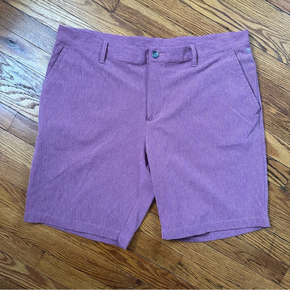 Adidas Crosshatch Primegreen Shorts Red Men’s Size 38